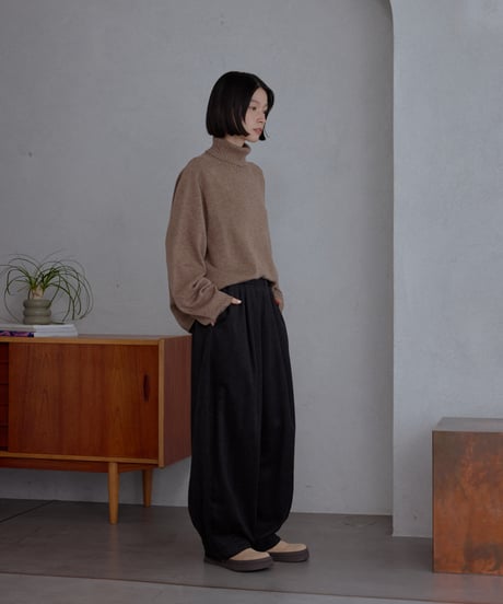 wool blend high neck knit/6color