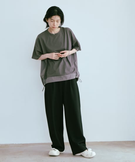 back switching drawst pullover/3color