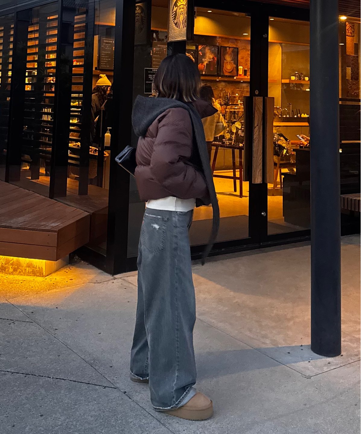 knit hood muffler/3color | F A S H I R U