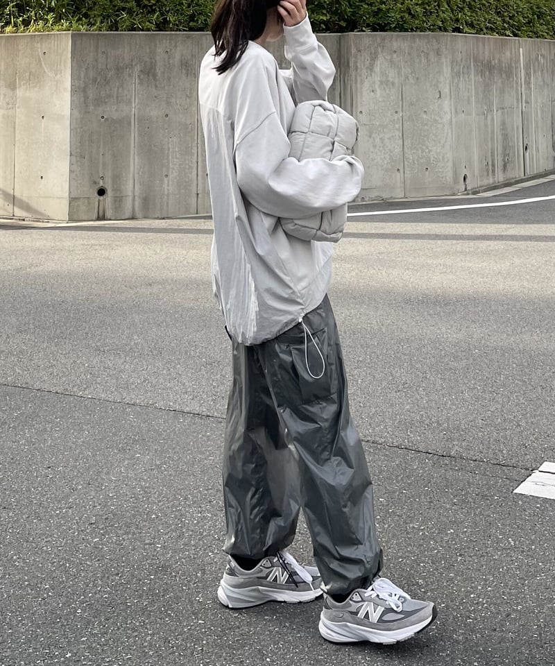 fashiru drawst pullover ホワイト