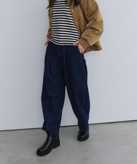 wide tapered denim / 2color / 3size