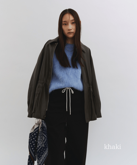 【FINE】synthetic leather jacket/3color ＜送料無料＞