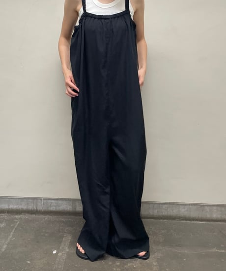 ruched strap jumpsuit
