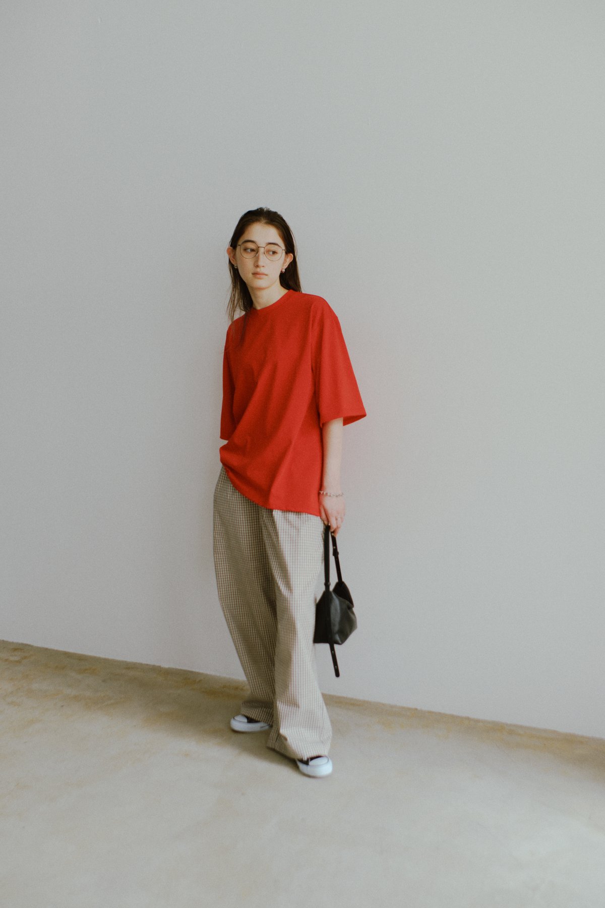 gingham check easy pants | F A S H I R U