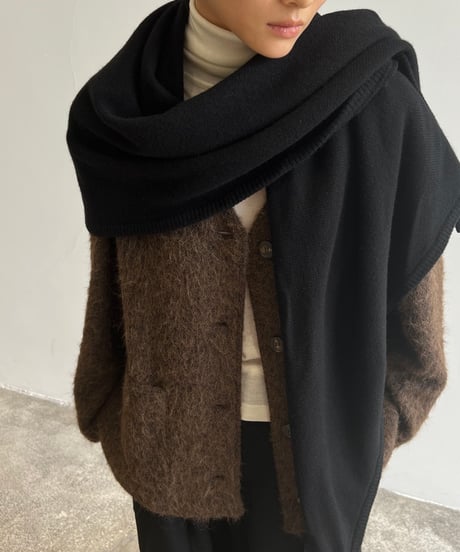 【FINE】triangle wool shawl