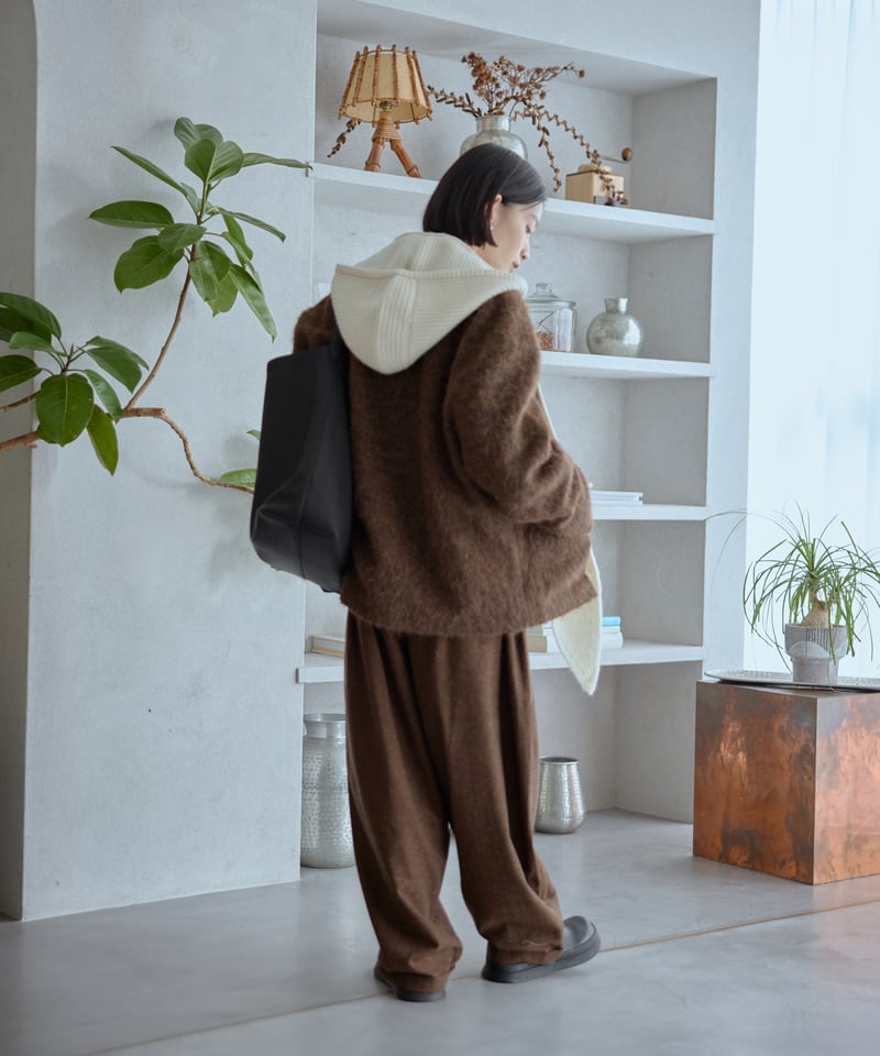 knit hood muffler/3color | F A S H I R U