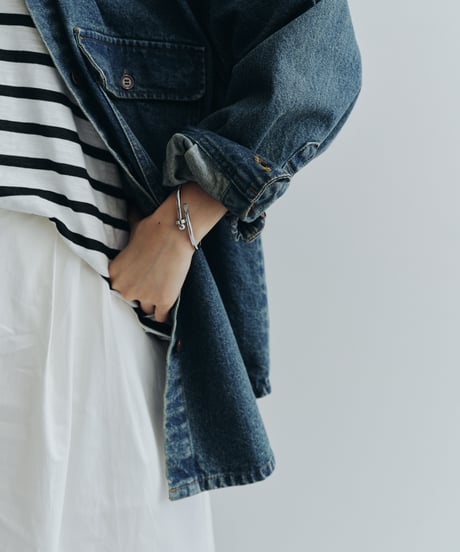 【FINE】ex denim shirt JK/2color