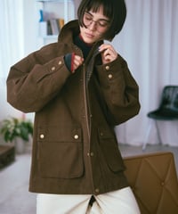 check cuff field jacket/2color