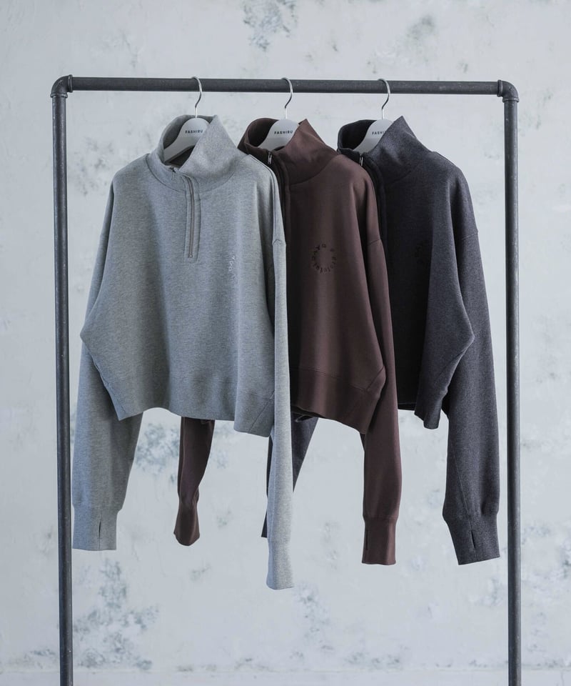 half zip sweat(japan made)/3color | F A S H I R U half zip sweat(japan made)/3color | F A S H I R U