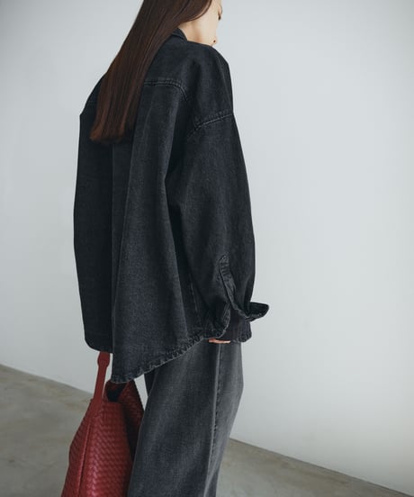 【FINE】ex denim shirt JK/2color