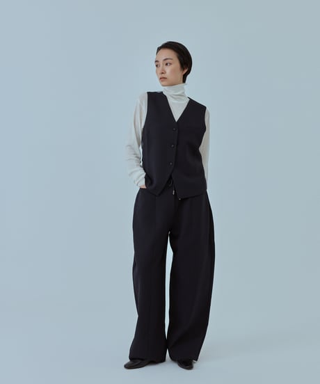 【FINE】dual fabric vest（セットアップ対応）