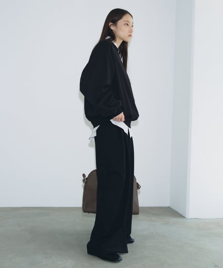【FINE】tencel blend loose pants（setup対応）/2color/2size