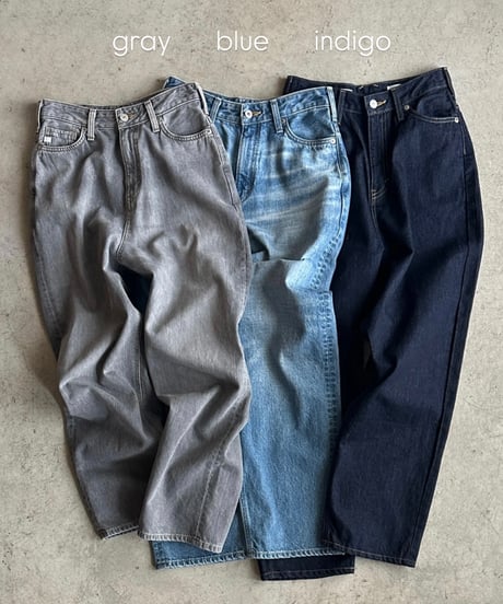 ［FASHIRU × SOMETHING］baggy fit Jeans(Japan made)/3size/3color