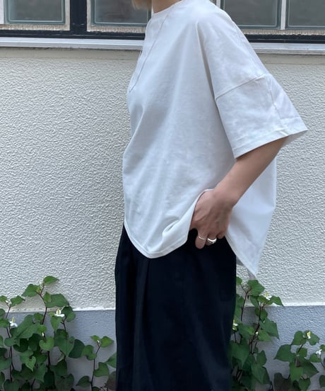 layered jersey dolman top