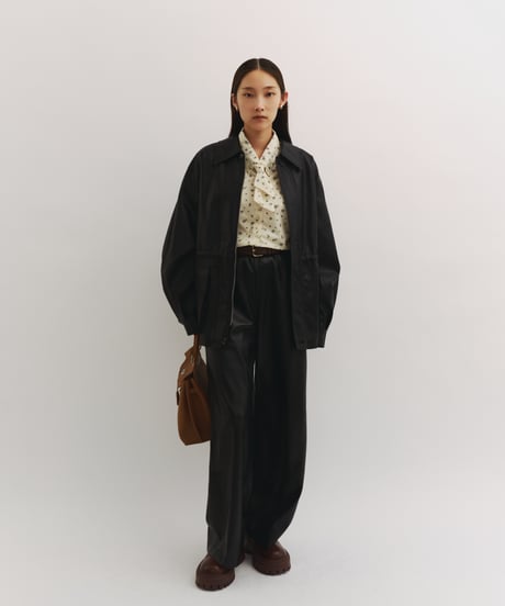 【FINE】synthetic leather jacket/3color ＜送料無料＞