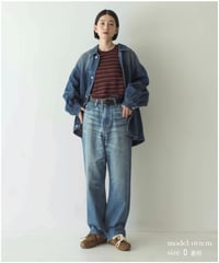 ［FASHIRU × SOMETHING］baggy fit Jeans(Japan made)/3size/3color