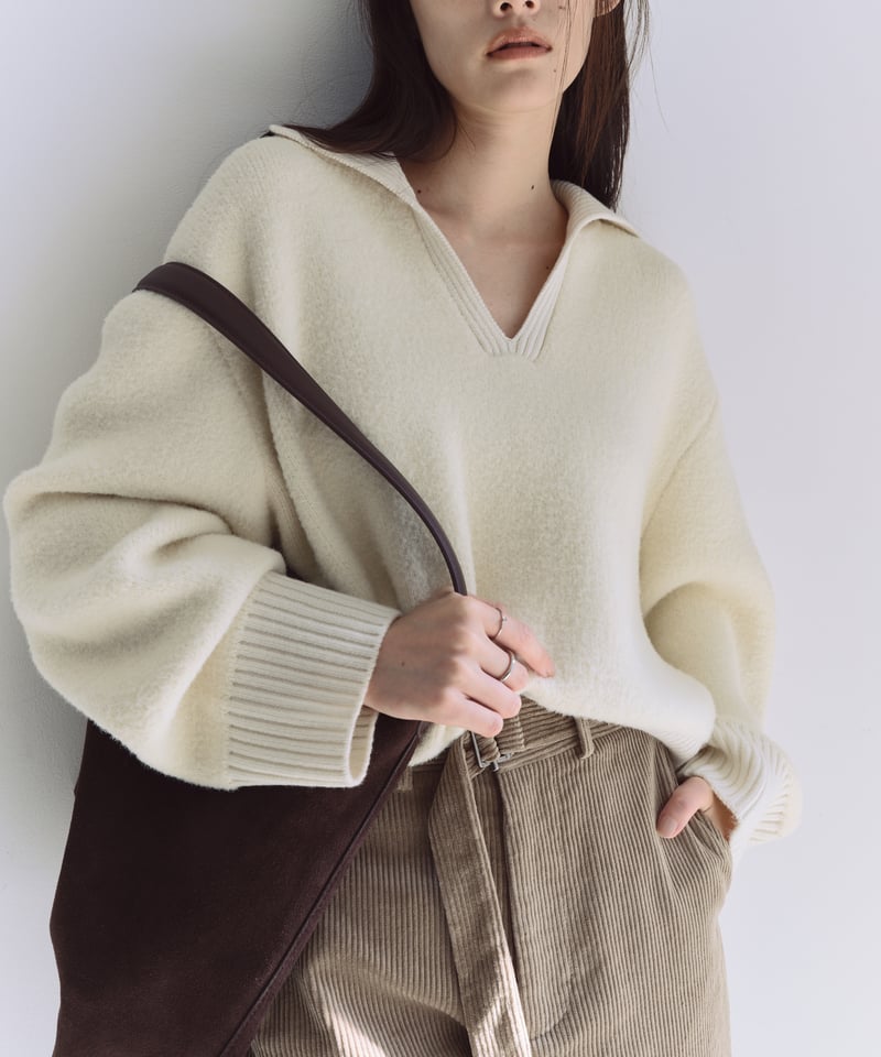 FINE】skipper wool knit/2color | F A S H I R U