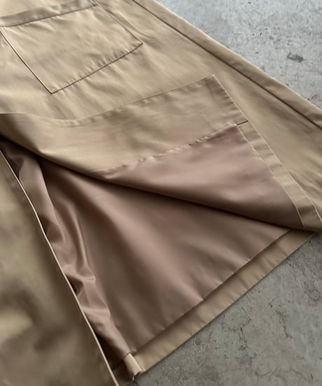 soutien collar coat -long-【綿100%】