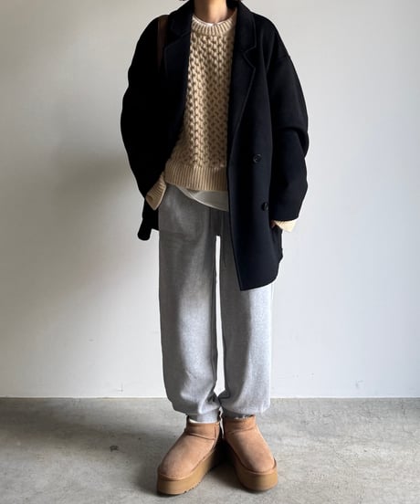 吊り裏毛 sweat pants （set up対応）/4color/2size