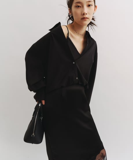 【FINE】camisole layered shirt/2color
