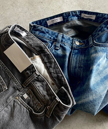 ［FASHIRU × SOMETHING］baggy fit Jeans(Japan made)/3size/3color