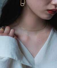 silver925 snake choker/2color