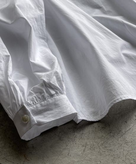 stand collar volume sleeve blouse/2color