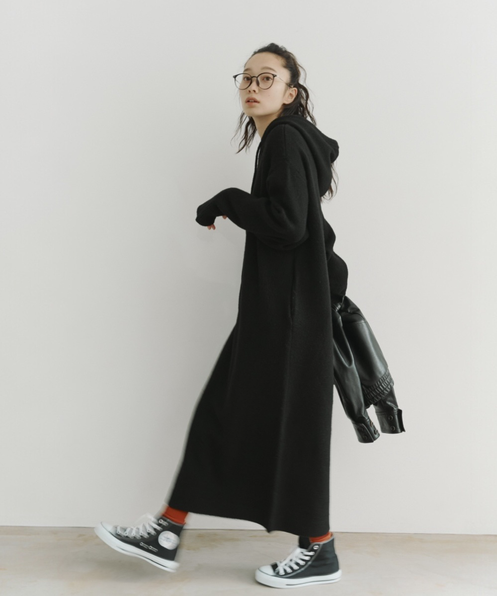 hoodie volume knit OP/2color | F A S H I R U