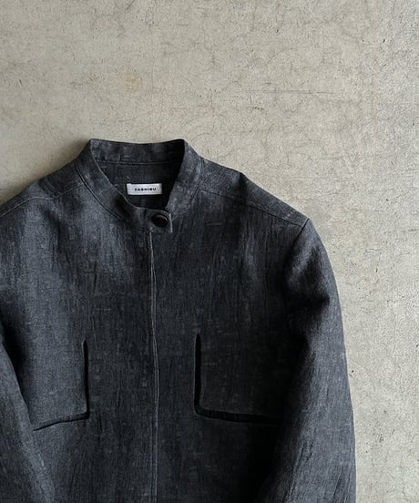heather stand collar jacket/2size