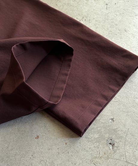 burgundy curve pants/3size