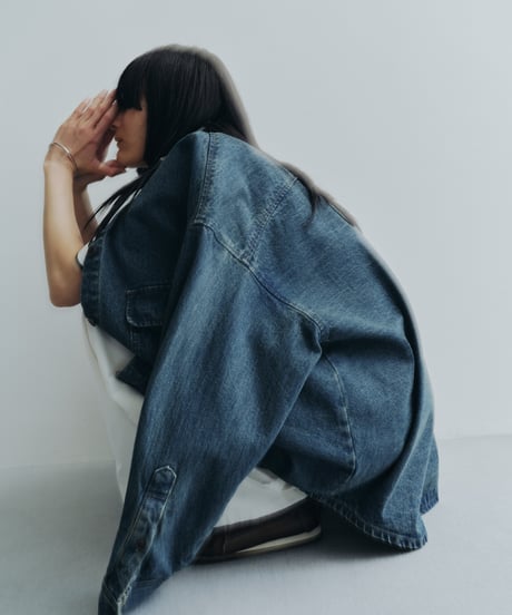 【FINE】ex denim shirt JK/2color