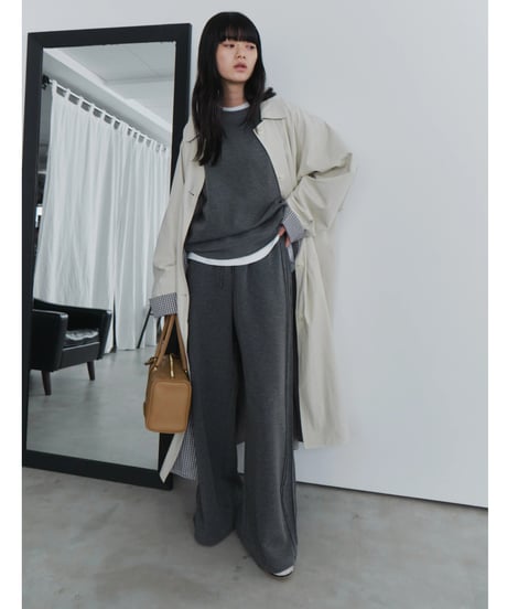 pin tuck sweatpants / 2color（セットアップ対応）