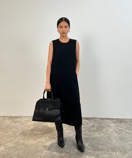 【FINE】wool no-sleeve dress/2color