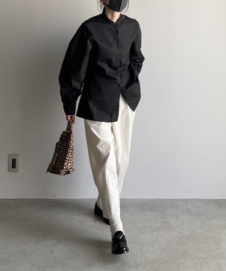 wide tapered pants/3colors