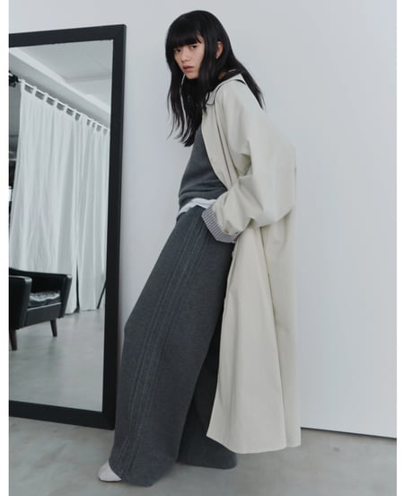 pin tuck sweatpants / 2color（セットアップ対応）