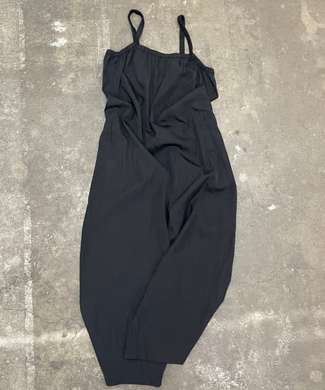 ruched strap jumpsuit