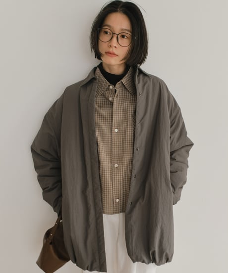 bias pocket check shirts(lightweight)/2color
