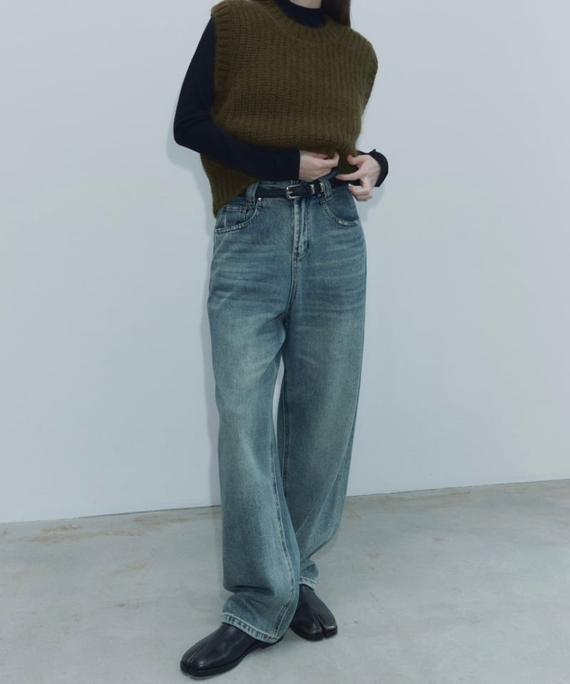 vintage straight denim / 2size | F A S H I R U