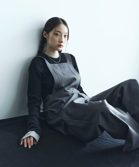 【FINE】minimal suits salopette/3size