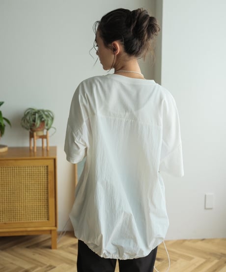 back switching drawst pullover/3color