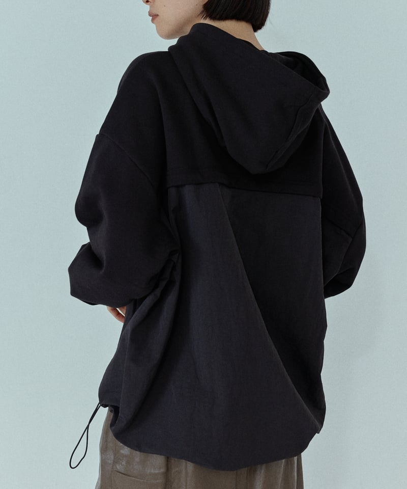 back switching sweat hoodie/2color | F A S H I R U