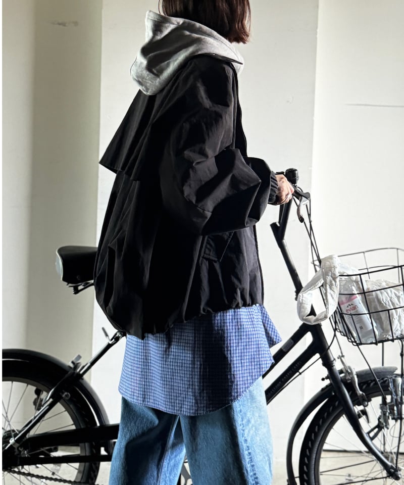 cotton stand collar blouson/2color | F A S H I R U