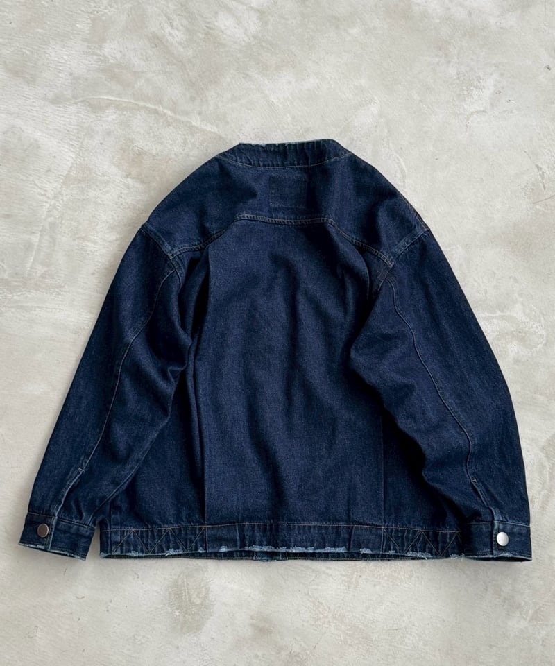 Pre-order】V neck denim jacket | F A S H I R U