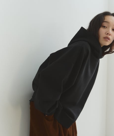 back switching sweat hoodie/2color