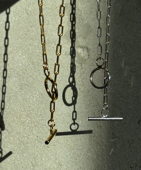 silver925 mantel necklace / 2color