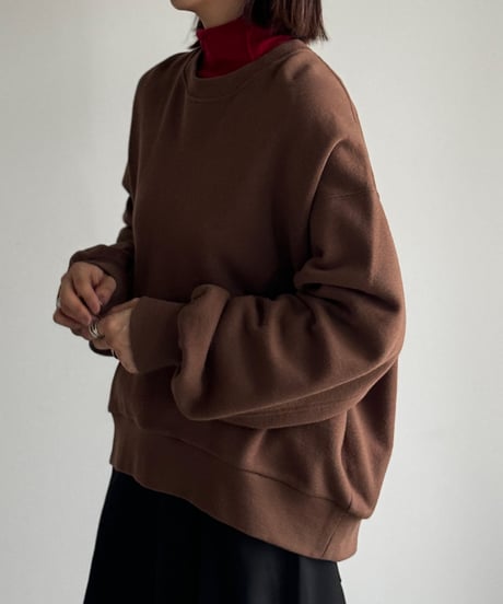 吊り裏毛 sweat pullover（set up対応）/4color