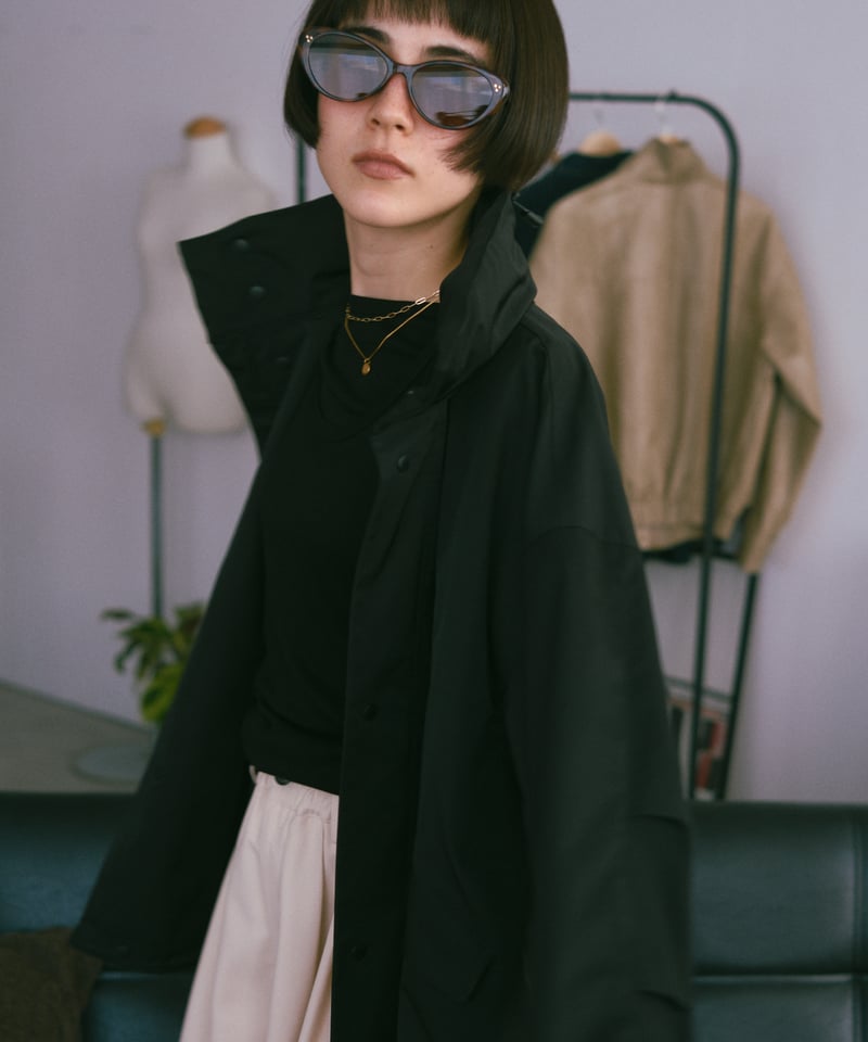 fashiru ジャケット fashiru oversized denim jacket ネイビー oversized denim jacket