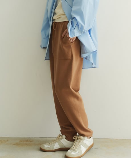 knit track pants　4color/2size
