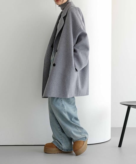 loose denim pants/2size