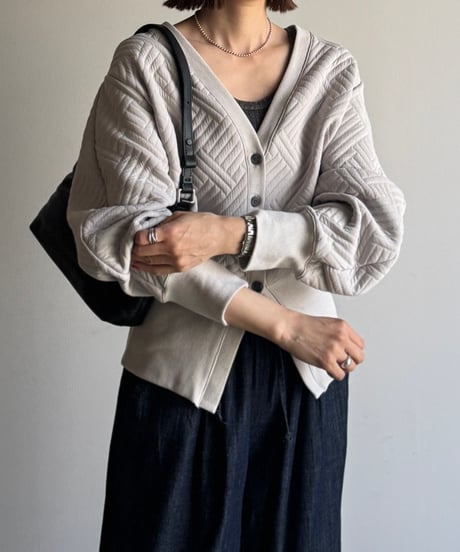 V neck quilting CD（Japan made）/2color